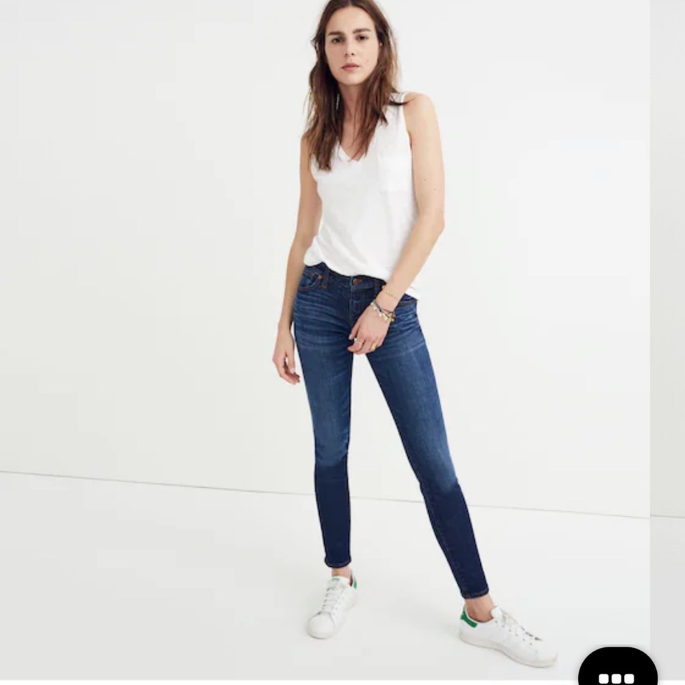 Madewell 8"‎ Skinny Jeans Jean  in Riverdale Wash size 27 EUC